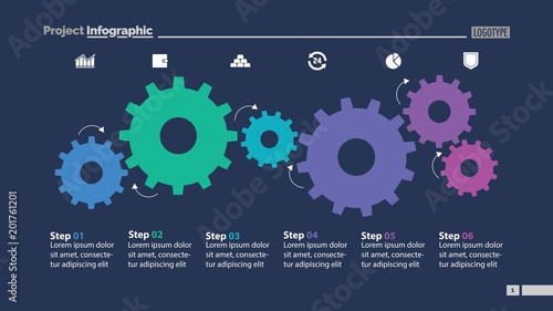 Six step process chart design