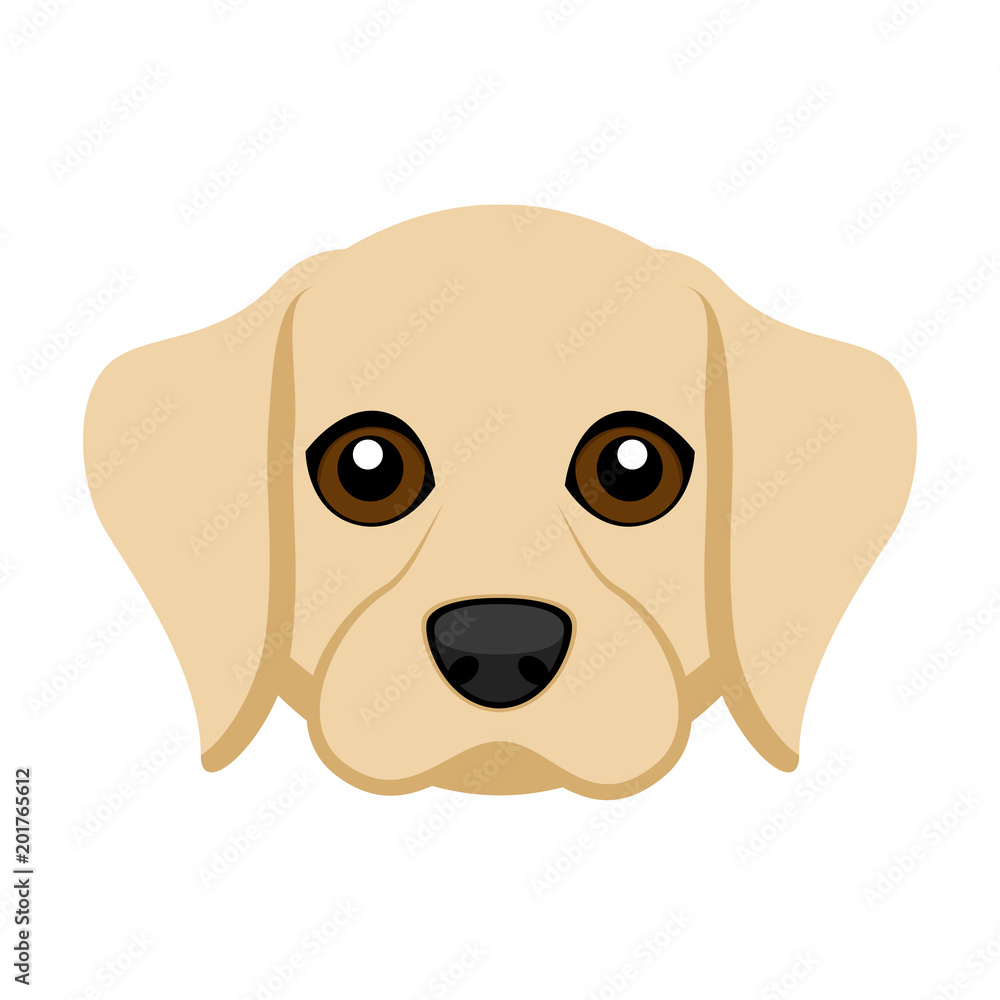 Cute labrador retriever dog avatar Cute labrador retriever dog avatar