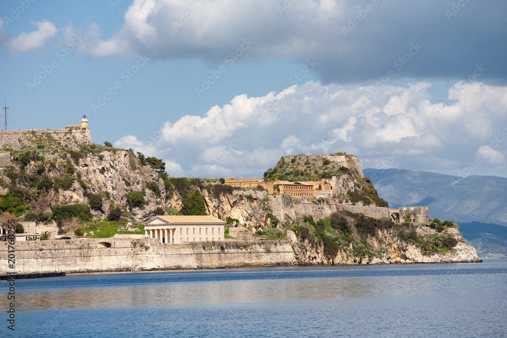 The Old Fortress in Corfu town, Corfu island, Greece
