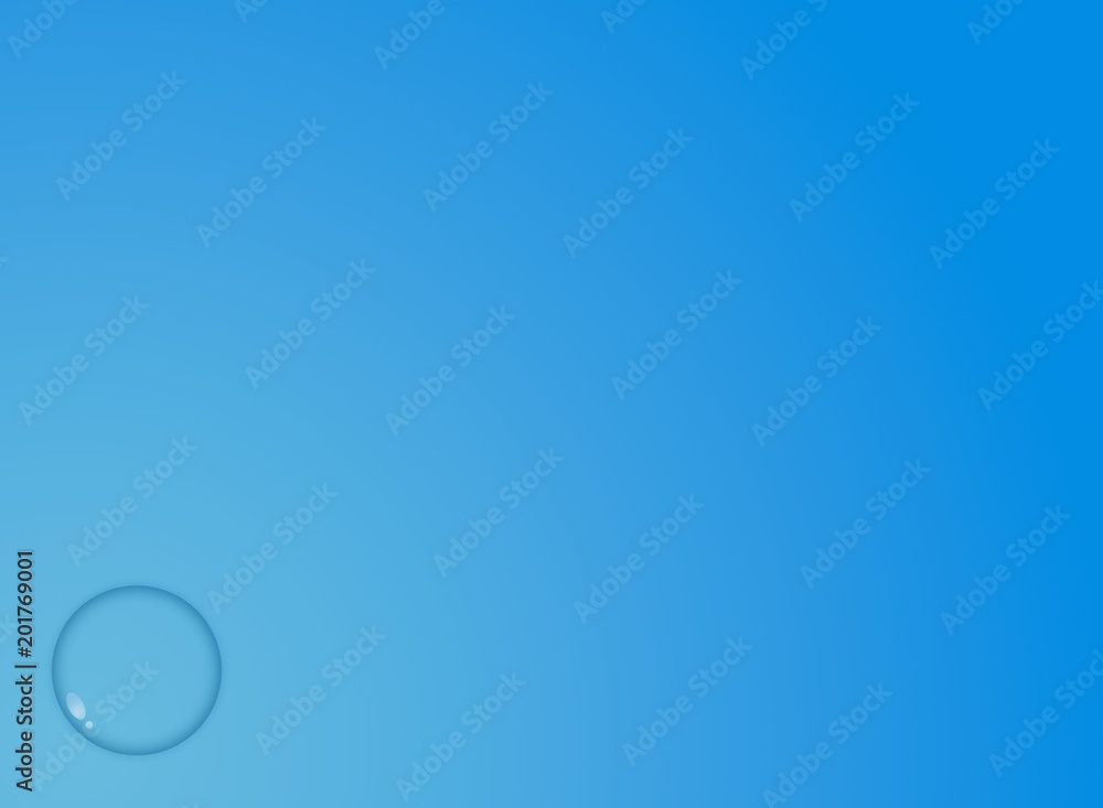 The Abstract Blue Background with Water Drop The Abstract Blue Background with Water Drop
