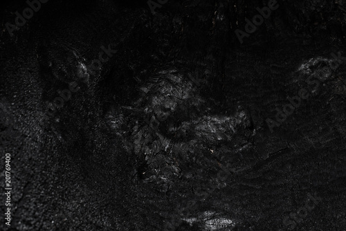 Dunkel schwarze Oberfläche von Holz Kohle und Steinkohle 