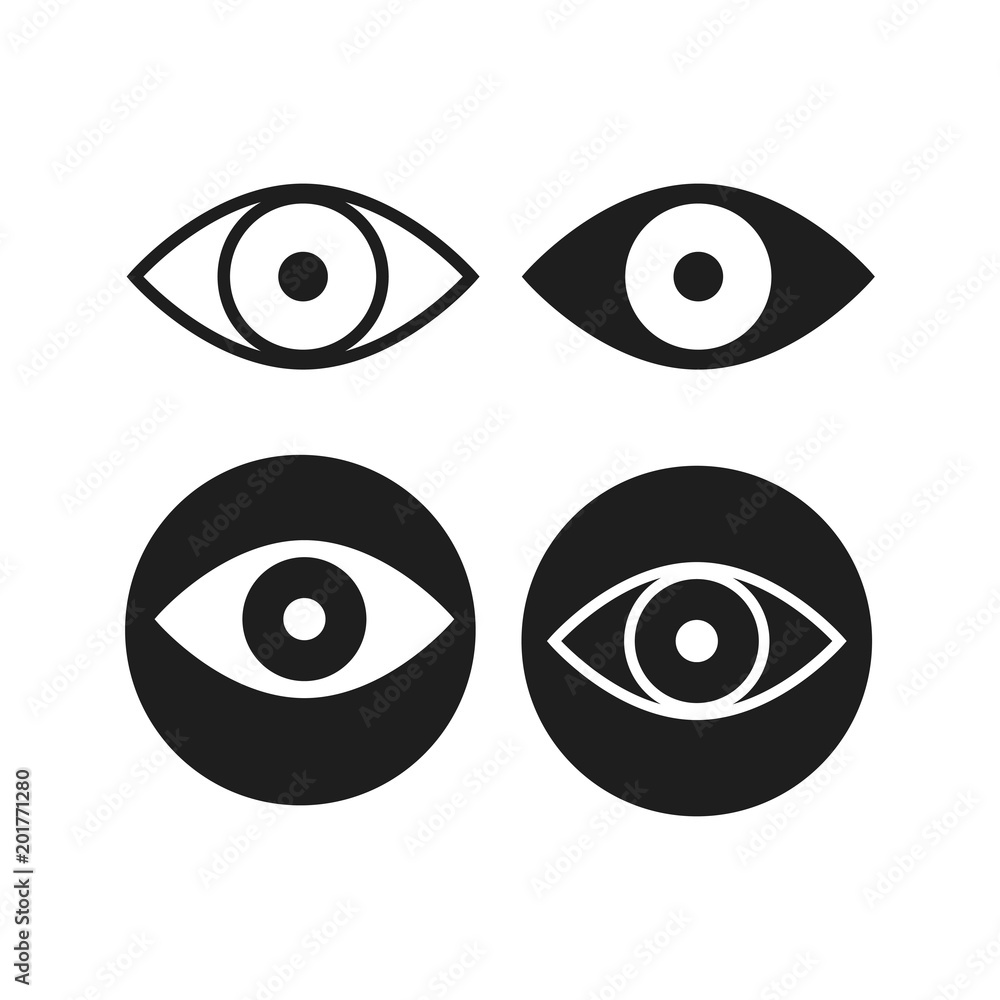 Eye Icon Set Eye Icon Set