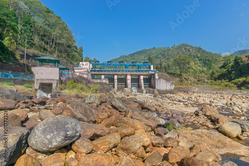 Joldhaka hydroelectric plant, Dooars, West Bengal, India photo