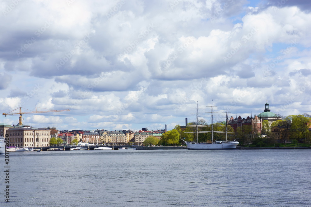 Fototapeta premium Stockholm water, Sweden