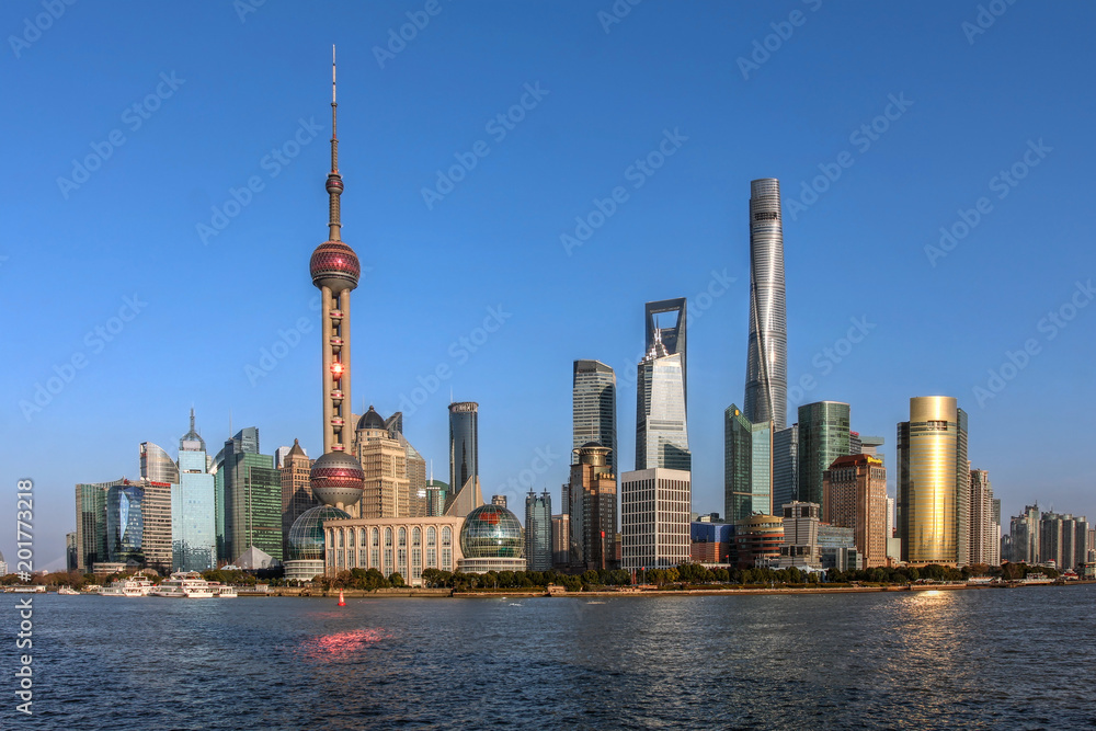 Obraz premium Szanghaj Pudong, Chiny