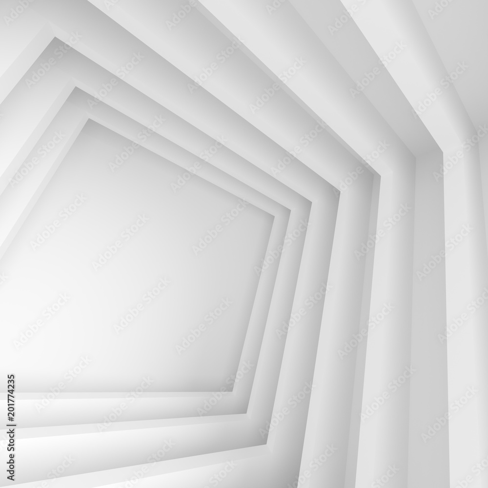 Futuristic Interior Background. White Abstract Living Room Concept. Minimalistic Graphic Design Futuristic Interior Background. White Abstract Living Room Concept. Minimalistic Graphic Design