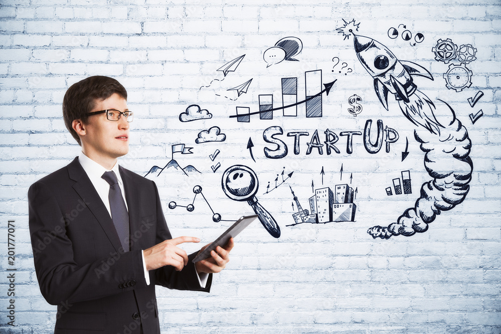 Technology and entrepreneurship concept Technology and entrepreneurship concept