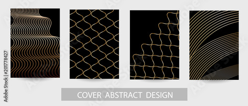 Abstract minimal geometric background. Geometric pattern with trendy gradient texture. For printing on covers, banners, sales, flyers. Modern design. Vector. EPS10
