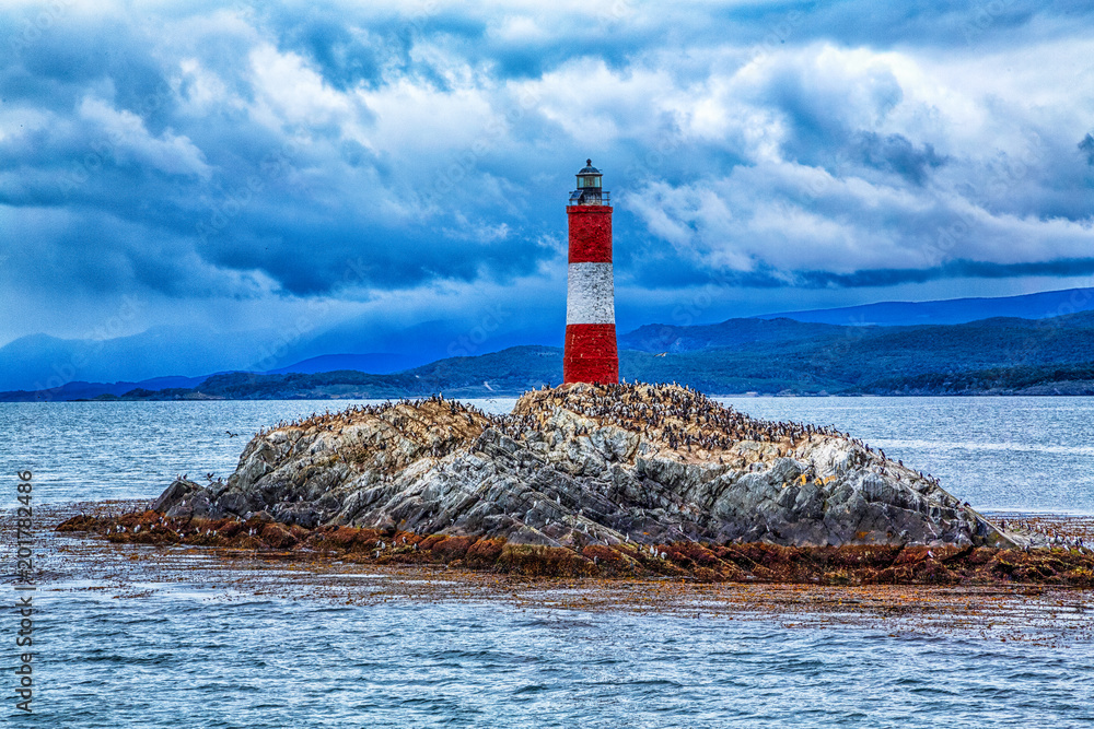 Lighthouse off Tierra del Fuego