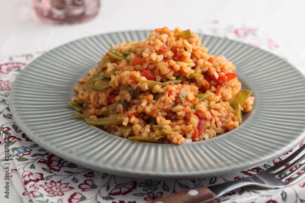 Bulgur pilaf Bulgur pilaf