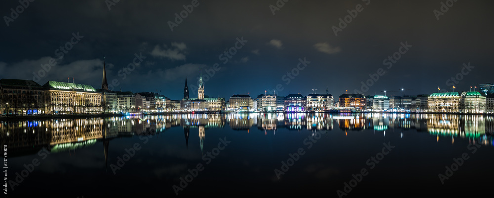 Fototapeta premium Hamburg: Binnenalster