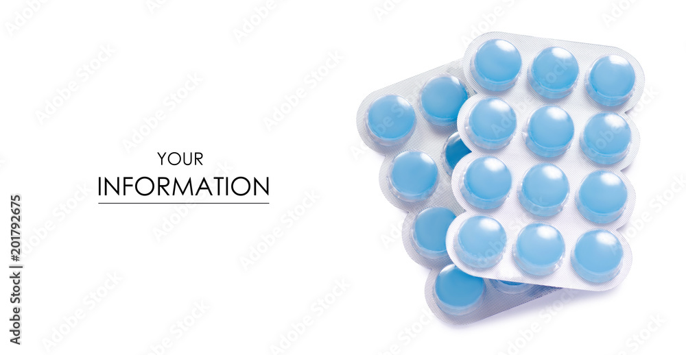 Medicine lozenges for the throat pattern Medicine lozenges for the throat pattern