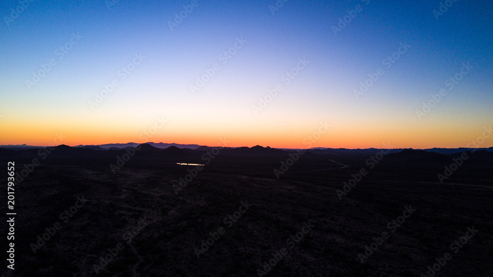 Desert Sunset in Arizona Desert Sunset in Arizona