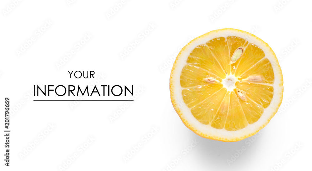 Lemon half fruit citrus pattern Lemon half fruit citrus pattern