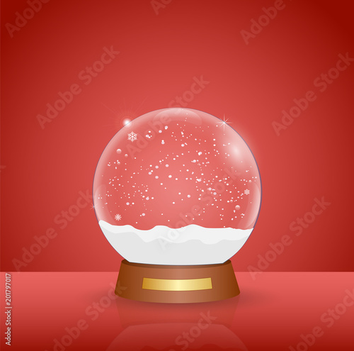 Wallpaper Mural Snowglobe Illustration Torontodigital.ca