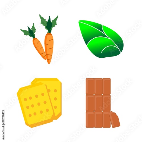 icons about Food with organic, tasty, bake, milk and dessert