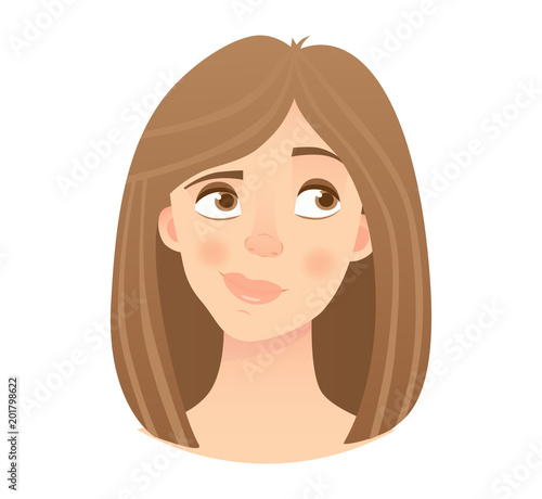 emotions of womans face