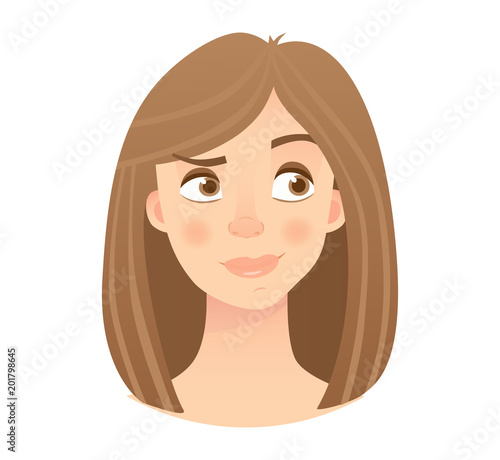 emotions of womans face