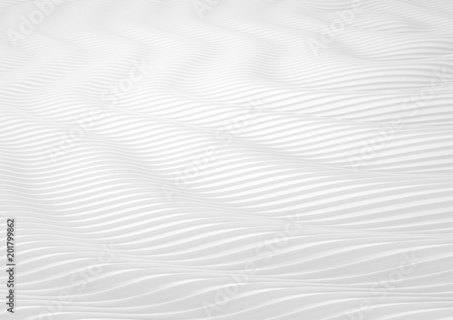 Fototapeta Naklejka Na Ścianę i Meble -  Abstract white wave background.