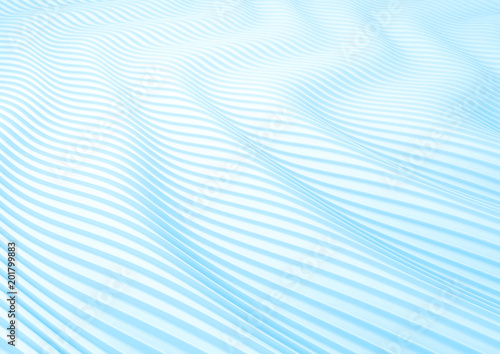 Abstract white wave background.