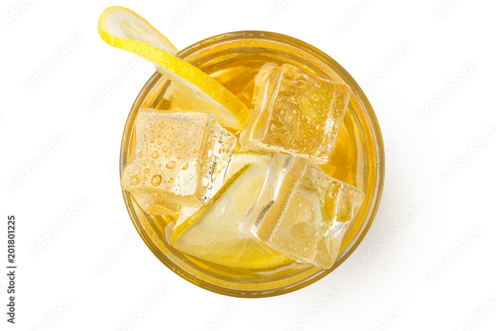 Fresh lemonade with ice and mint. Summer mood. Isolated. Fresh lemonade with ice and mint. Summer mood. Isolated.