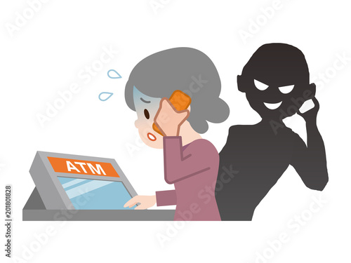 ATM　オレオレ詐欺