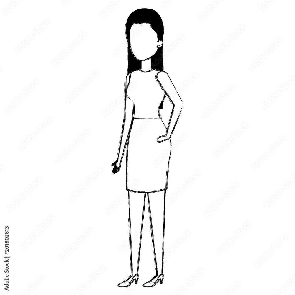 businesswoman avatar character icon vector illustration design businesswoman avatar character icon vector illustration design