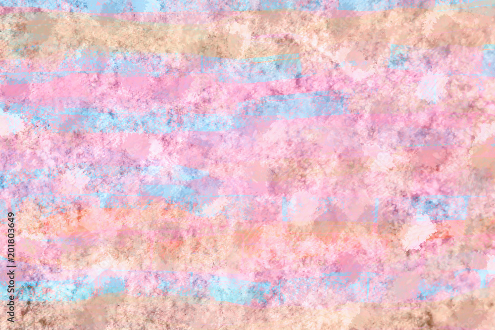 colorful pink ,blue and brown watercolor  paint   wallpaper background