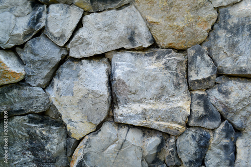 Gray stone wall texture background