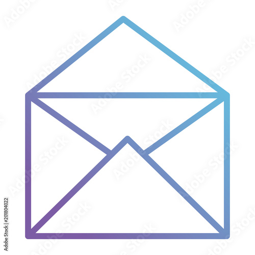 envelope mail isolated icon vector illustration design