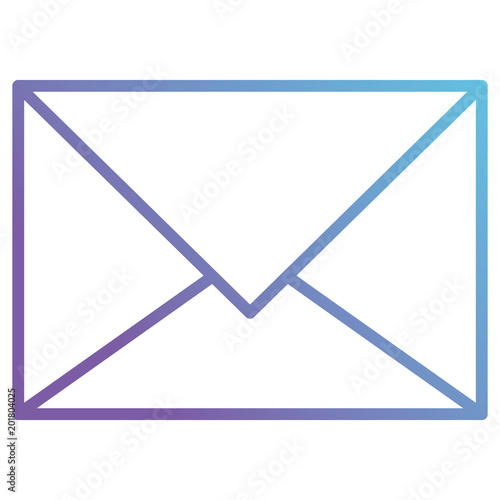 envelope mail isolated icon vector illustration design