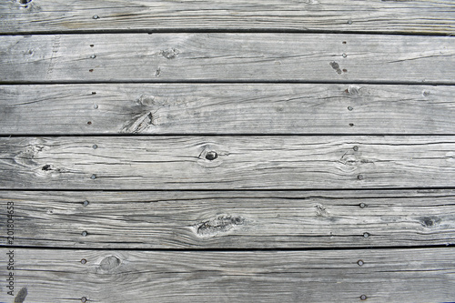 Canvas-taulu Wood planks of a dock