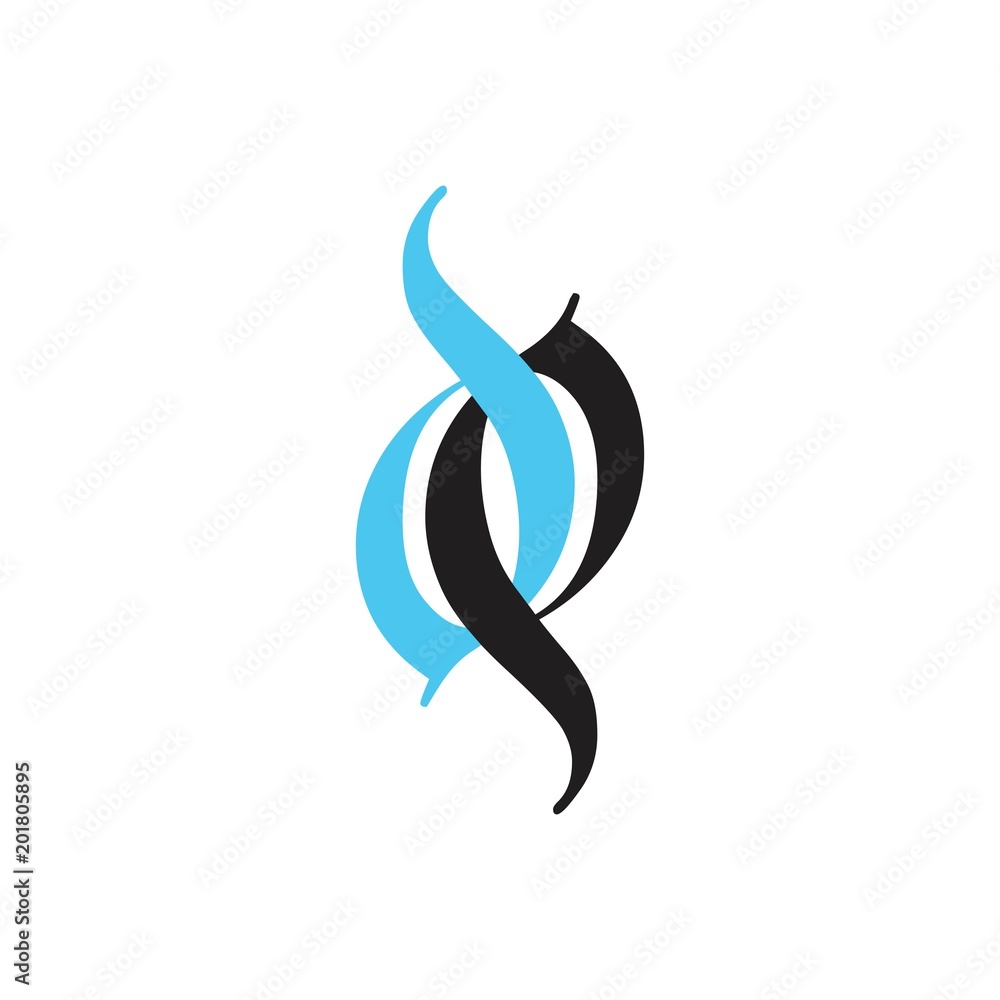 Obraz premium letter dp logo vector