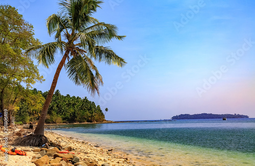 North Bay island sea beach Andaman, India.