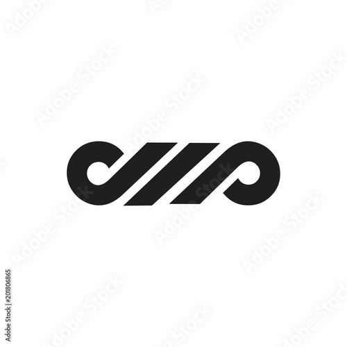 letter dip logo vector