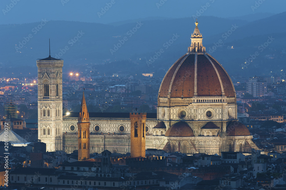 Basilica of Santa Maria del Fiore (Basilica of Saint Mary of the Flower) in Florence, Tuscany, Italy