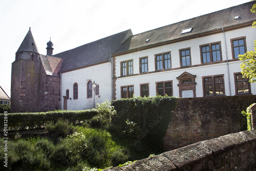 Classic building Lobdengau Museum for german people and foreigner travelers visit and travel at Ladenburg town