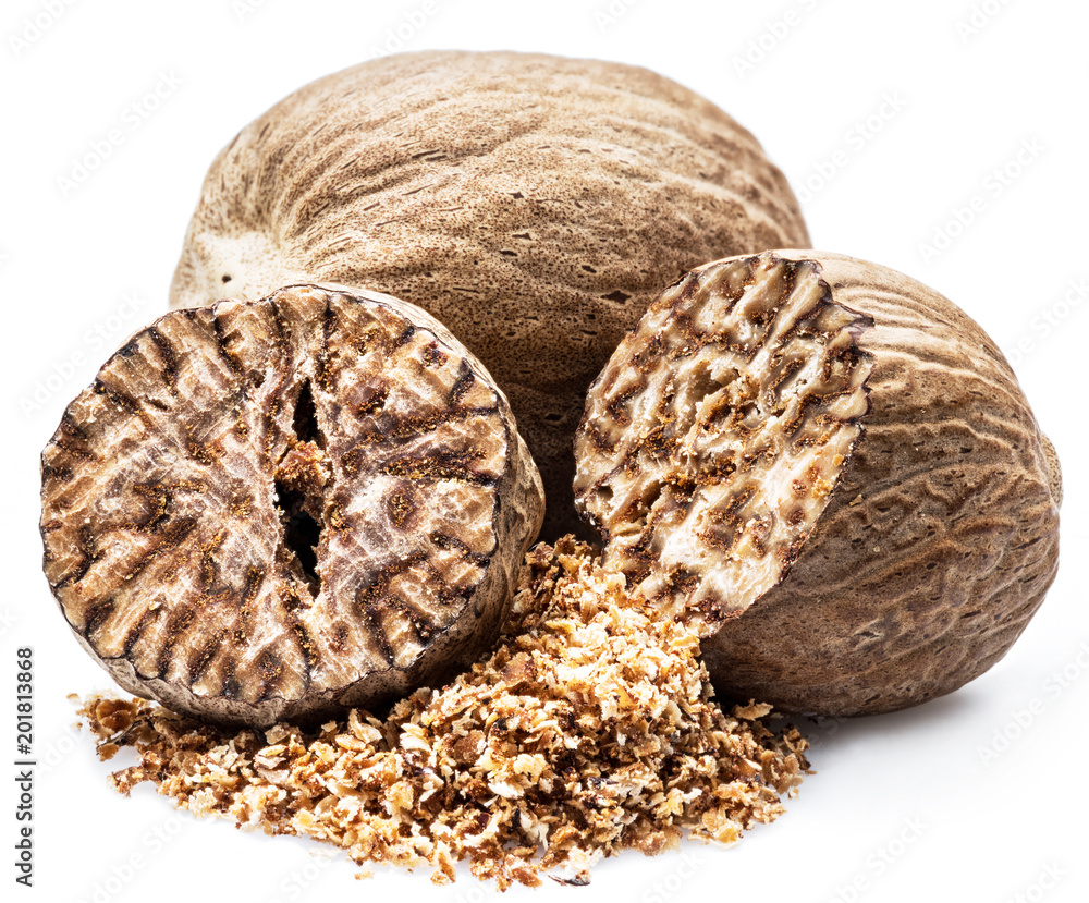 a nutmeg (grated)