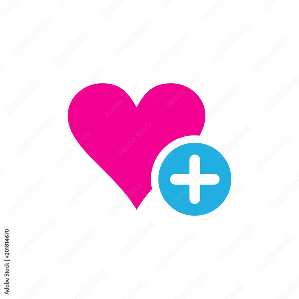 Add Love Icon Design Add Love Icon Design