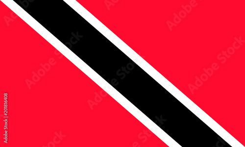 The Flag of Trinidad and Tobago. National symbol of the state. Vector illustration. Free Download The Flag of Trinidad and Tobago. National symbol of the state. Vector illustration. - GFXLoad