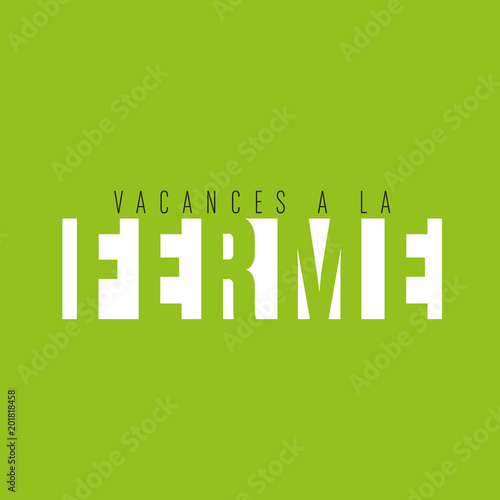 vacances à la ferme