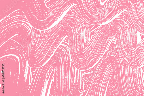 Natural soap texture. Alive bright pink foam trace background. Artistic beauteous soap suds. Cleanliness, cleanness, purity concept. Vector illustration.