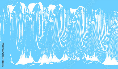 Natural soap texture. Adorable light blue foam trace background. Artistic brilliant soap suds. Cleanliness, cleanness, purity concept. Vector illustration.