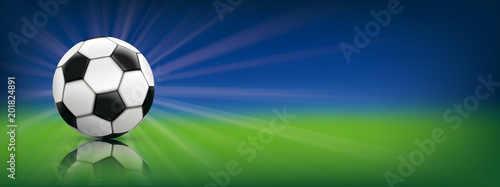 Football Blue Green Background Header