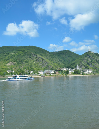 Wallfahrtsort Kamp-Bornhofen am Rhein im Mittelrheintal,Rheinland-Pfalz,Deutschland