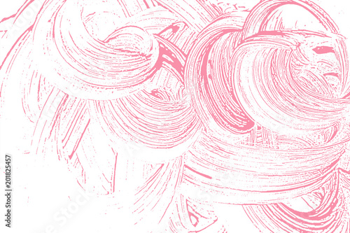 Natural soap texture. Appealing bright pink foam trace background. Artistic glamorous soap suds. Cleanliness, cleanness, purity concept. Vector illustration.