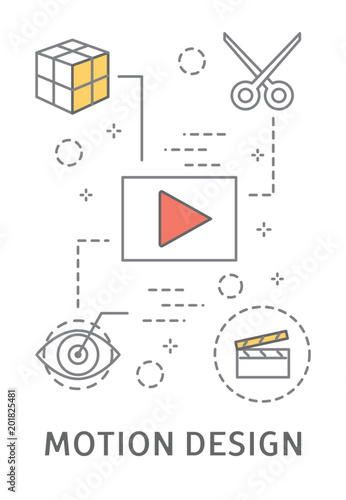 Motion design illustration