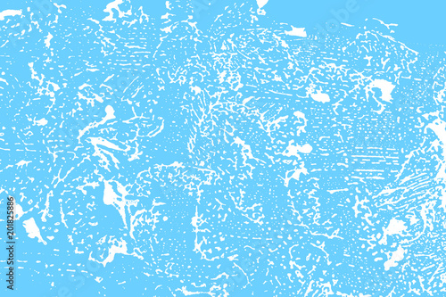 Natural soap texture. Actual light blue foam trace background. Artistic magnificent soap suds. Cleanliness, cleanness, purity concept. Vector illustration.