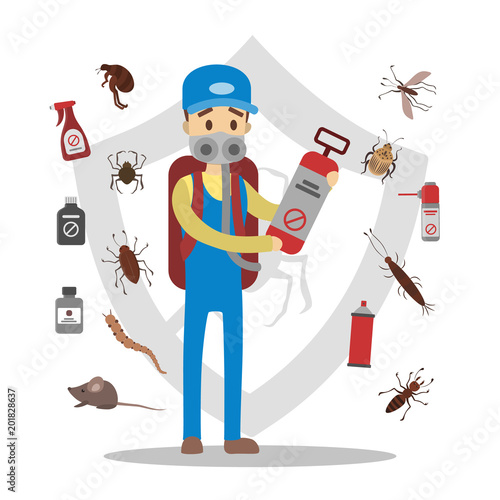 Pesticides and insects.