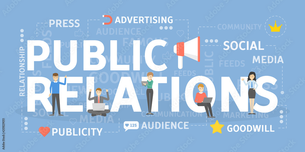 Public relations concept.